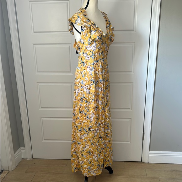 Collective Concepts Sundress with Criss Cross Back Off Shoulder Front Slit - Picture 6 of 10